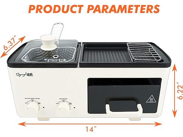 Yangming Newest 4 in 1 Breakfast Maker Station 