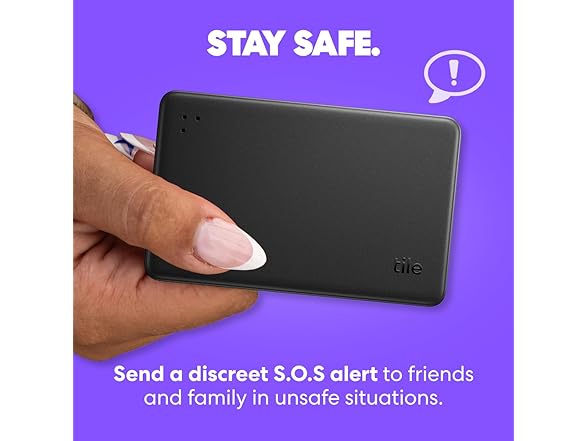 (2 PACK) Tile by Life360 Slim Bluetooth Tracker