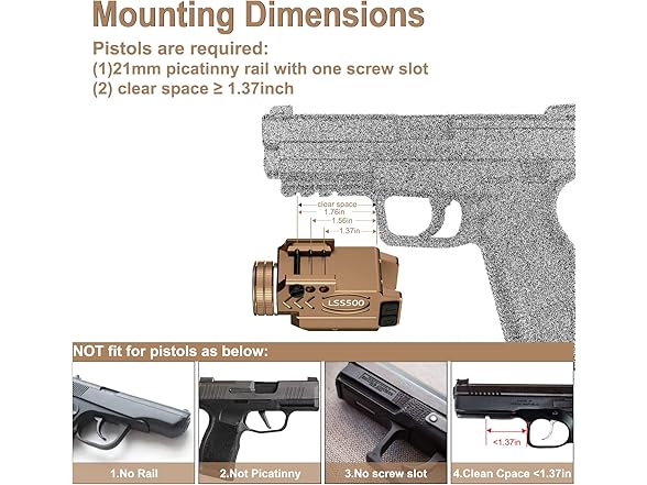 XYH-Win 1000 Lumens Tactical Laser Light Combo