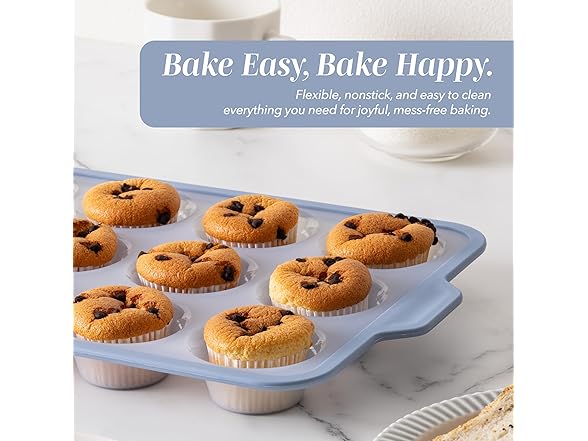 COOK WITH COLOR 17Pc Silicone Baking Set