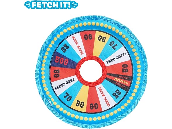 Barkbox Fetch N' Win Wheel Dog Toy | Fluff
