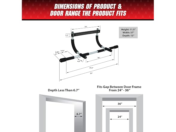 Iron Gym Pull Up Bars - Total Upper Body Workout Bar