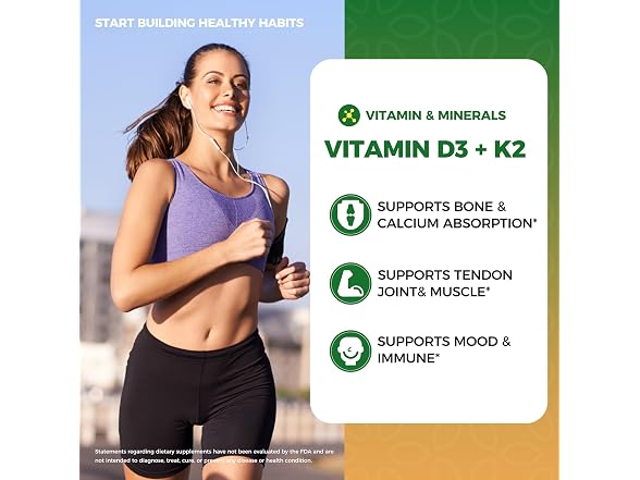 (2 Pack) Vitamin D3 K2 Liquid 10000 IU