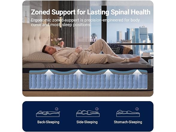 Avenco King Mattress 14 Inch, Luxury Hotel-Level Cooling Hybrid Mattress