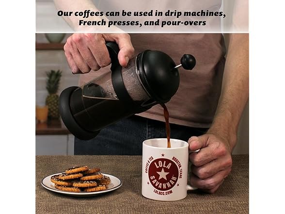 Lola Savannah Texas Pecan Ground Coffee 2 lbs.