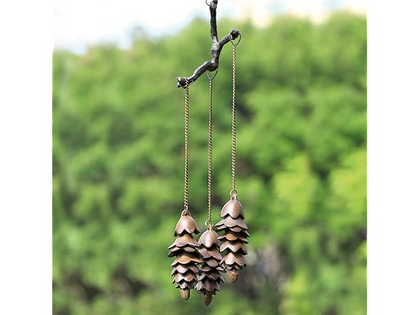 SPI Home Triple Pinecone Wind Chime