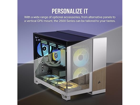 CORSAIR 2500X Small-Tower mATX PC Case