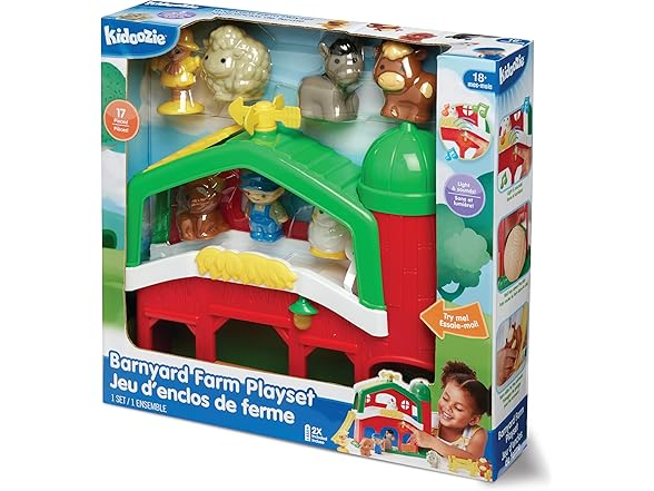 Kidoozie Barnyard Farm Playset