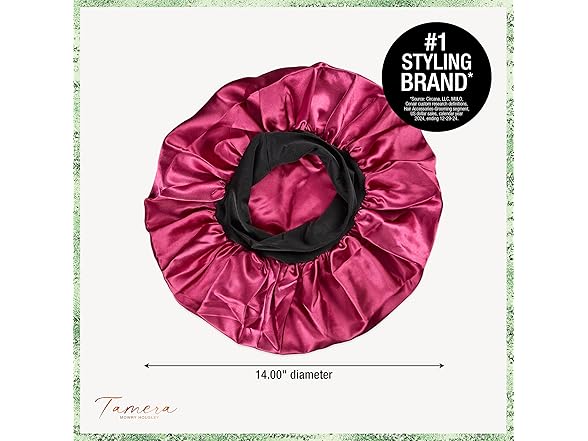 CONAIR x Tamera Mowry Satin Hair Bonnet with Bonus Pillowcase