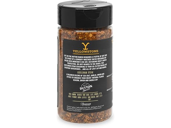 Watkins Yellowstone Cattleman Steak Seasoning an