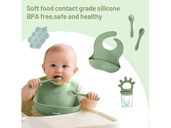Silicone Fruit & Food Feeder with Lid