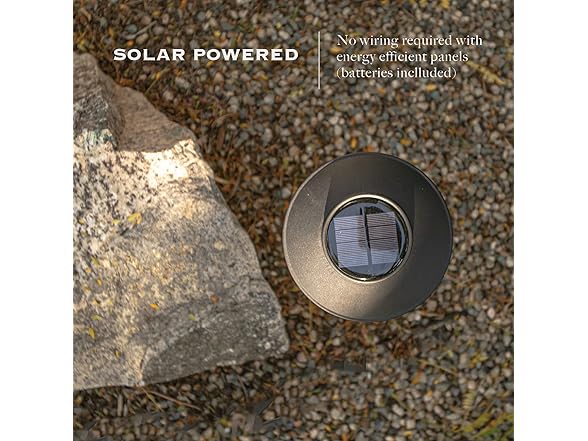 Landia Home ELJ7606G 4PK Solar Pathway Light
