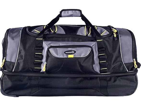 TPRC Sierra Madre Duffel Bag, Black, 30" Rolling