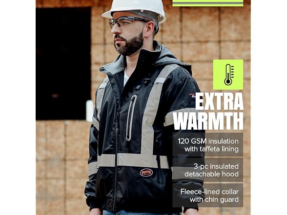 Pioneer Hi Vis Waterproof Heated Safety