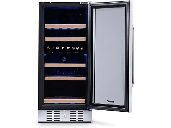 Newair Dual Zone Wine Fridge - 29 Bottles