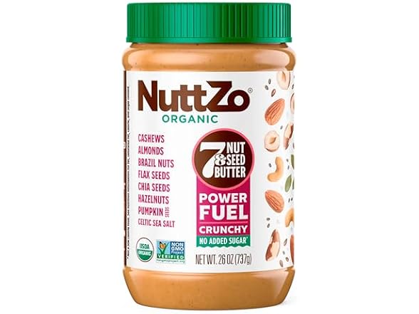 NuttZo Organic Power Fuel 7 Nuts and Seeds Butter