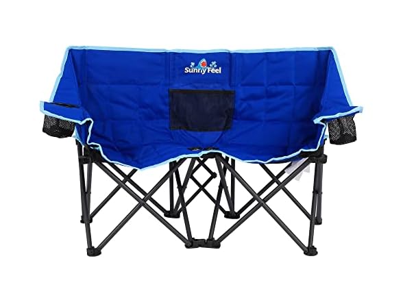 SUNNYFEEL Blue Kids Double Camping Chair
