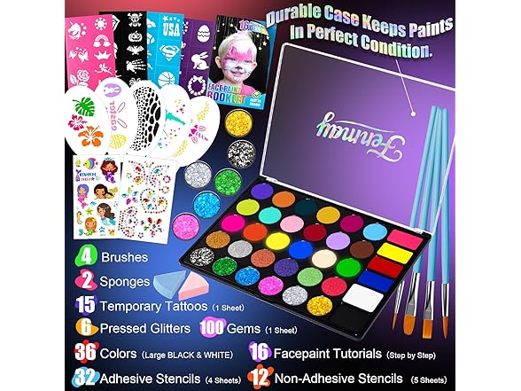 Fenmay Face Painting Kit