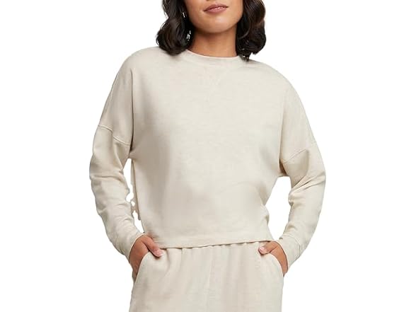 Hanes Women (XS) Originals Fleece Crop Sweatshirt