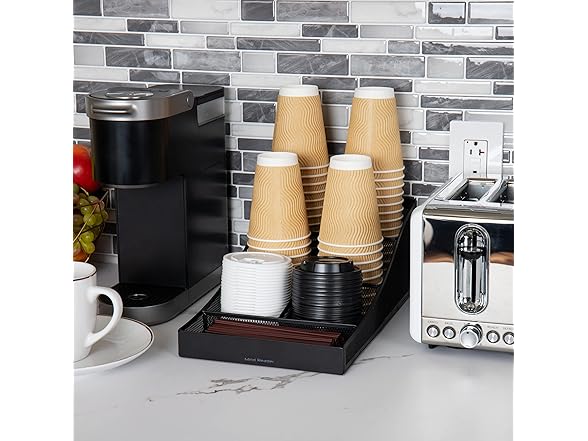 Mind Reader Cup & Condiment Station 2pk
