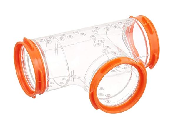 Ferplast Hamster Cage Play Tube T-Tunnel, 5.5L x 3.9H x 2.4"