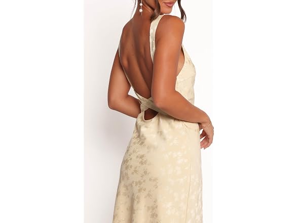 Petal & Pup Women's (M) Malie Maxi Dress - Lemon M