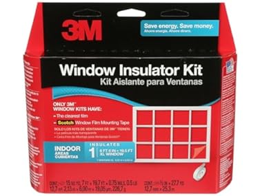 $7.99, Was $37.13, 78% Off! 3M Indoor Window Insulation, 1 Window 6'8"x19.5' dealfomo