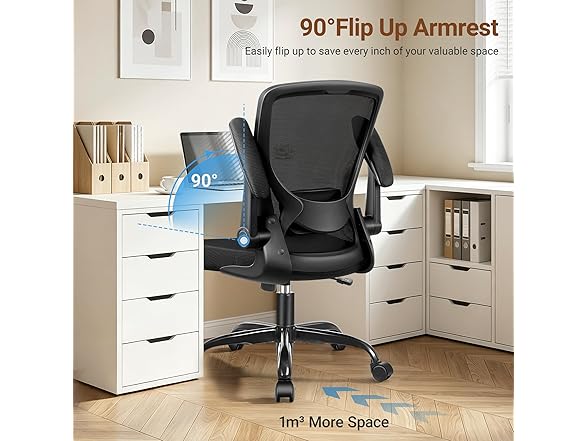 Bestfair W0893 9060 Ergonomic Office Chair Black