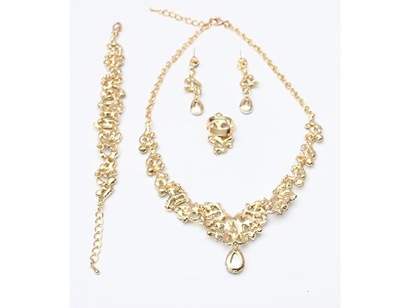 QYJ  Women's Jewelry Set Rhinestone