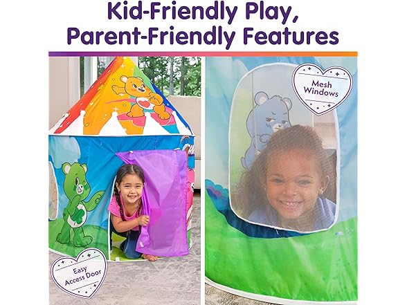 Care Bears Castle Tower Pop-Up Tent for Kids