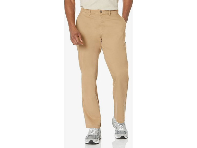 Amazon Essentials Men's Classic-Fit Casual Stretch Chino Pant, Mushroom Brown, 36W x 29L