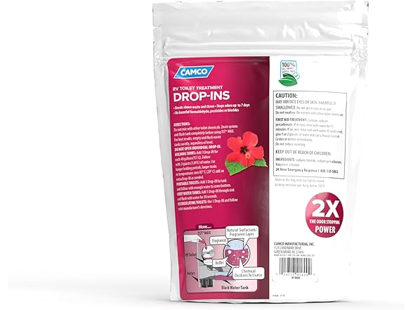 Camco TST MAX RV Toilet Treatment Drop-INs