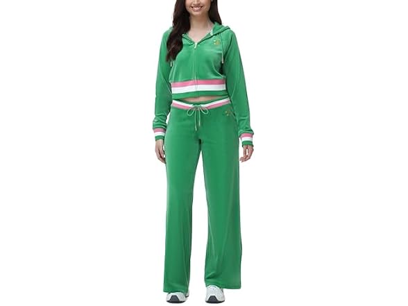 Juicy Couture Corset Track Jacket Kiwi