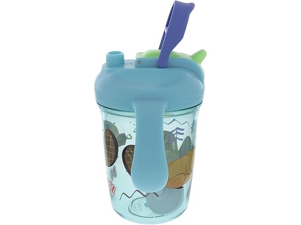 Nuby Multi-Function 2-in-1 Toddler Cup, Beaver