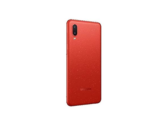 Samsung Galaxy A02 | A022M/DS, 4G LTE, International Version (No US Warranty), 64GB 3GB RAM, Red - Unlocked (GSM only) (Open Box)