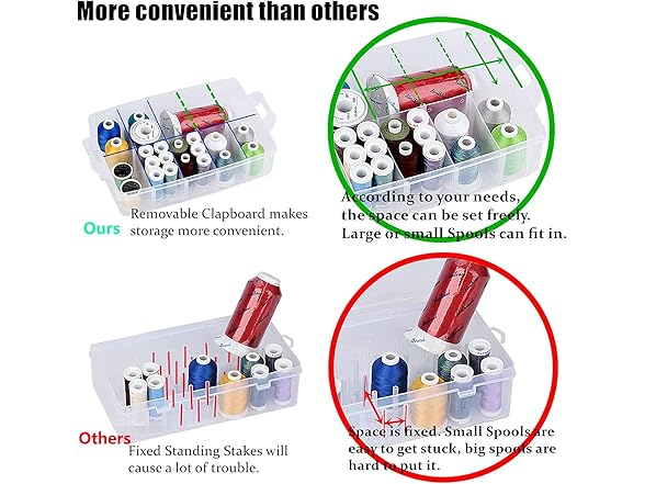 Simthread 63-Color Embroidery Thread Kit