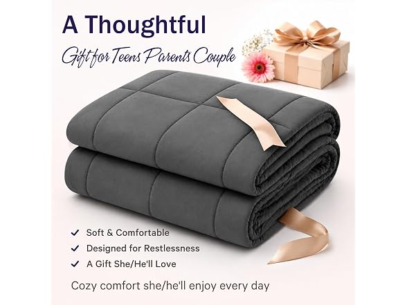 Weighted Blanket for Adults 15lbs