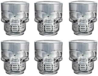 DURA LIVING DL-DLG18910 1.75 oz 6Pc Halloween Skull Sh