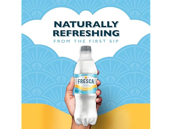 6PK Fresca Citrus Soda Soft Drink, 16.9 fl oz