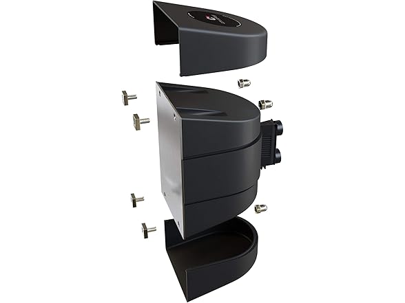 CCW Wall Mount Retractable Belt Barrier