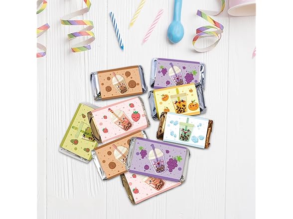 Bubble Tea Candy Wrappers 54ct