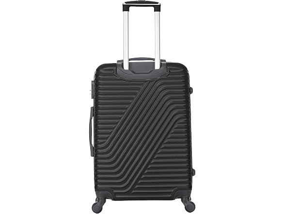 Tucci Italy Travola 3-Piece Hardside Spinner Luggage Set, Blk