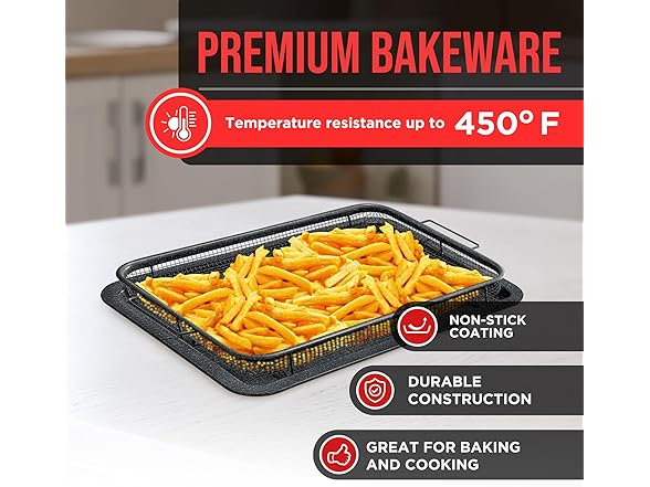 Bakken- Swiss Crisper Tray, 19" x 13"