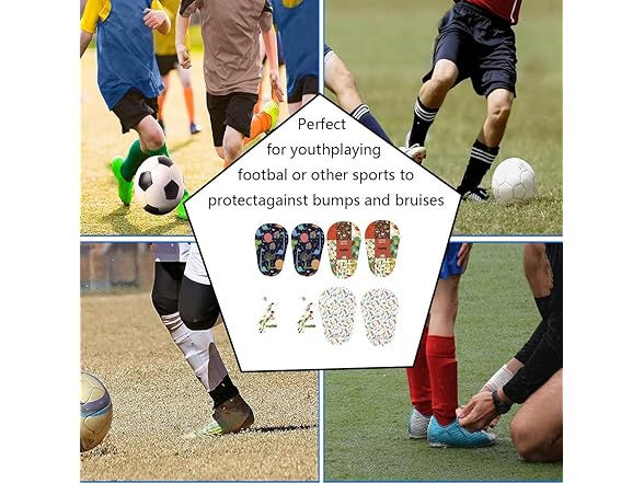Deepflair Mini Soccer Shin Guards