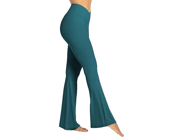 Sunzel Flare Leggings 32in M Forest Green