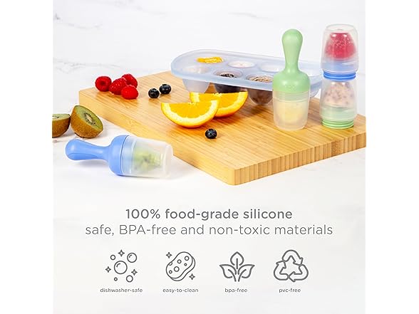 Ubbi Baby Food Feeder & Freezer Tray Set