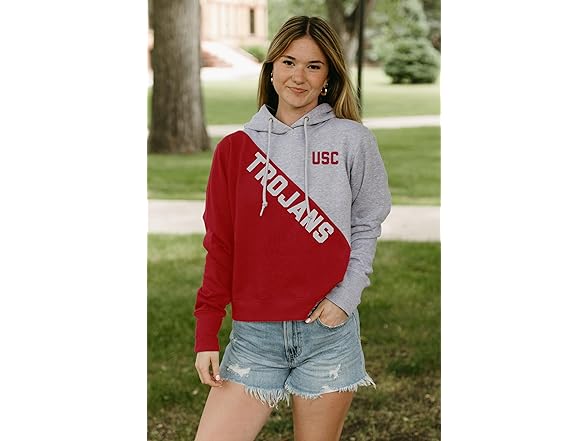 NCAA Diagonal Colorblock Hoodie