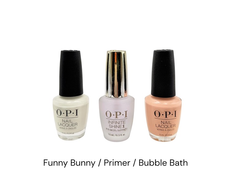 OPI Nail Lacquer 3-Pack Long-Lasting- Bubble Bath + More