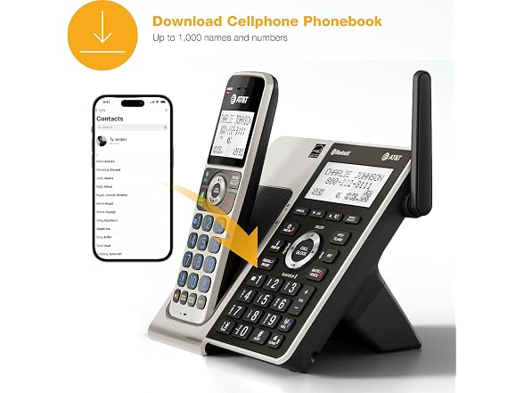 AT&T BL3107-4 DECT 6.0 4-Handset Cordless Phone