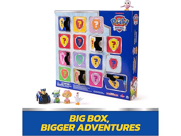 Paw Patrol Rewards Box Gift Pack, 8 Mini Figures